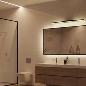 Un altro esempio relativo all'illuminazione del bagno