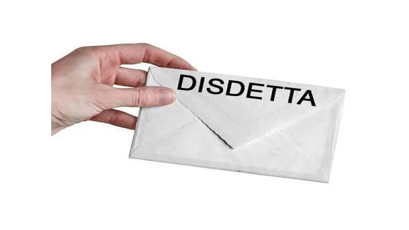 La disdetta per lettera raccomandata