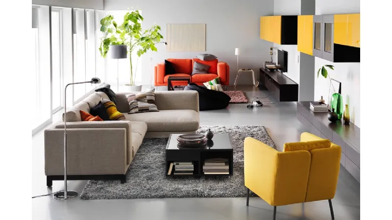  divano Ikea in tessuto Nockeby