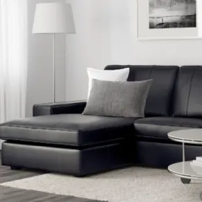 Divano in pelle Ikea Kivik