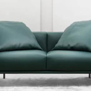 Divano in pelle Binario by Flou