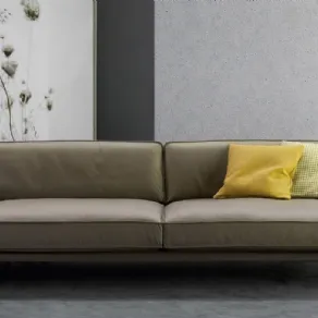 Divano in pelle Slab by Bonaldo