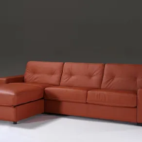 Divano letto in pelle 