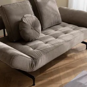 Divano letto singolo Ghia con rivestimento in poliestere