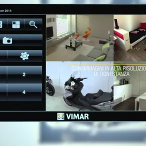 Un esempio del sistema domotico vimar in ambiente domestico