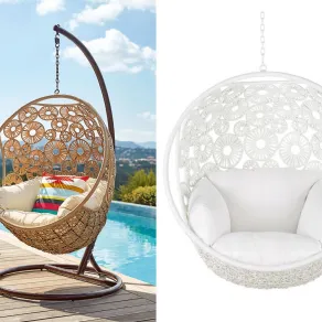 Ibis è il dondolo da giardino di Maisons du Monde, prezzo 289,00 €
