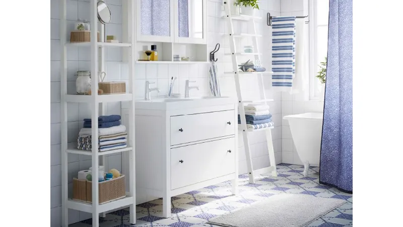 Cassettiera bagno Hemnes di Ikea