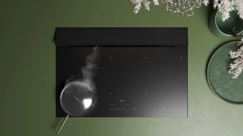 Brera 75 di Falmec: finitura matt e display con led bianchi