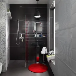 Bagno rosso e nero
