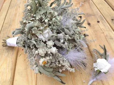 Bouquet di fiori secchi