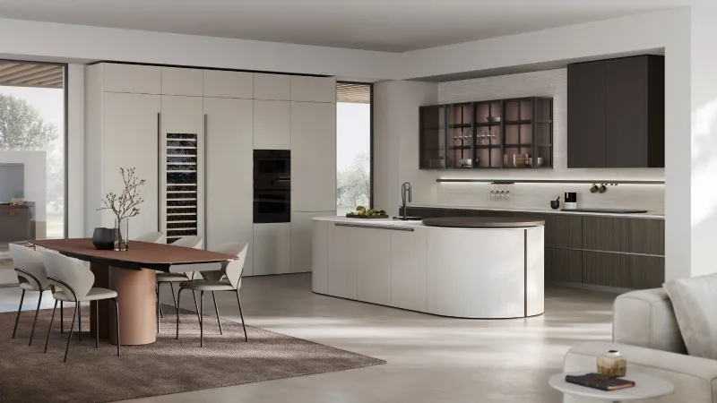 Forme e materiali delle nuove cucine: la fine del minimalismo