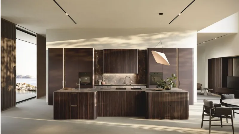 Binova - Progetto Bluna con maniglia Stone + Lab Grès