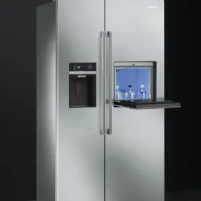 Smeg SBS63XEDH con home bar e dispenser di acqua e ghiaccio