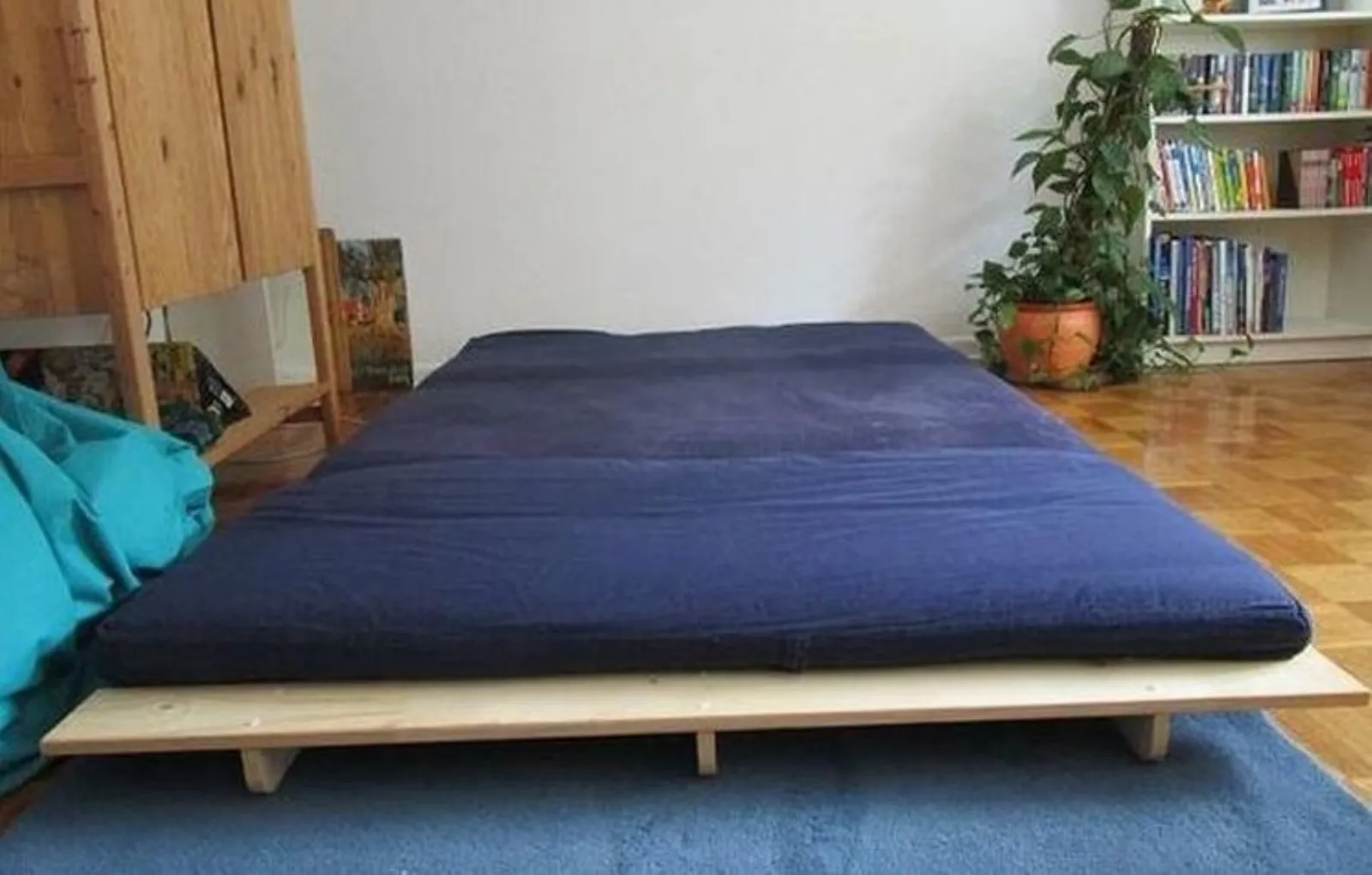 Futon Pieghevole da Pavimento Giapponese Futon Full Size Facile da Pulire futon Matrimoniale Futon Matrimoniale-Materasso da Pavimento 