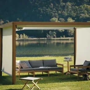 Gazebo da giardino in legno