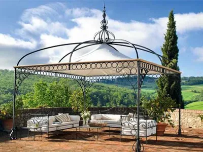 Gazebo in ferro battuto: dal classico al moderno