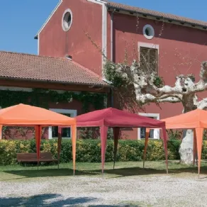 Gazebo ripiegato