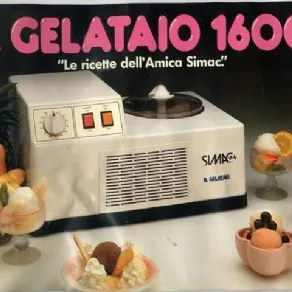 Ricettario gelatiera Simac