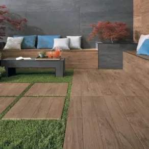 Pavimento in gres porcellanato effetto legno per outdoor di Ceramiche Atlas Concorde