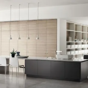 Cucina minimale dal design essenziale Ki di Scavolini