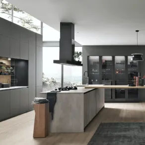 Parete attrezzata della cucina Aliant di Stosa
