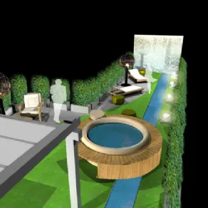 modello 3d spa