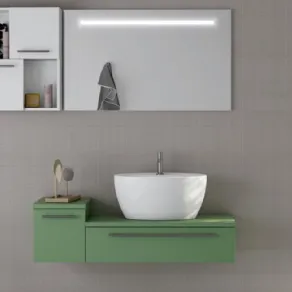 Bagno moderno colorato Frazier di Puntotre