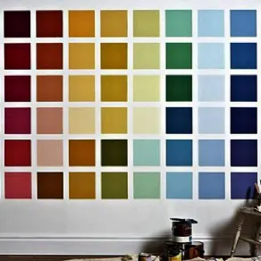 la scelta dei colori delle pareti