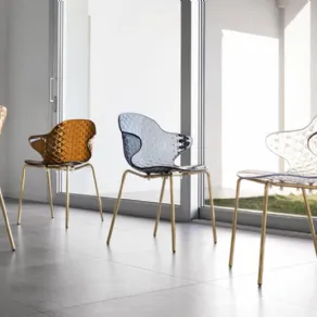 Sedia con braccioli Saint Tropez di Calligaris