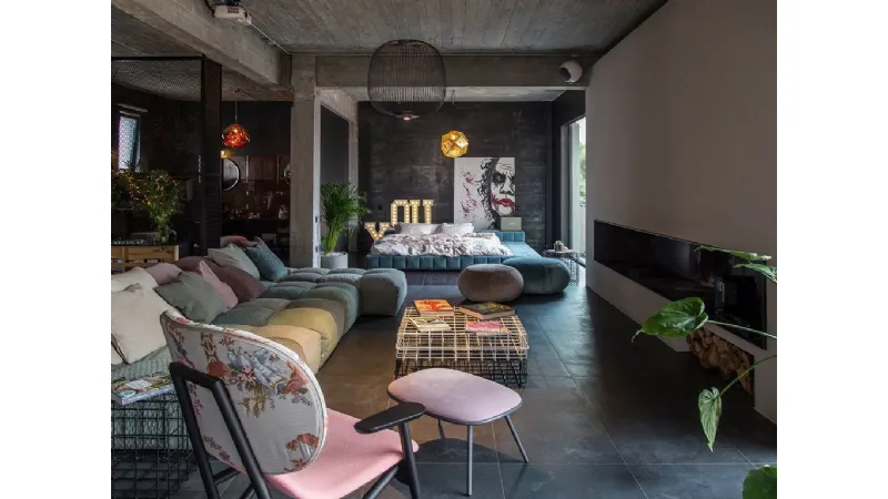 Loft di Atene la zona living