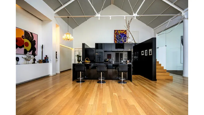 La cucina del loft Townhouse a Lisbona