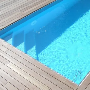 Listoni in legno massello di grandi dimensioni essenza Mururé di Bruno Parquet