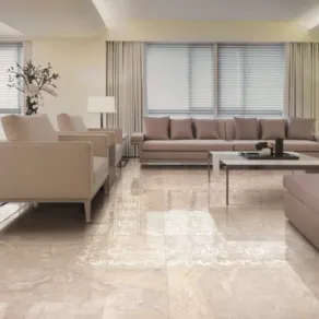 Pavimenti in marmo bianco