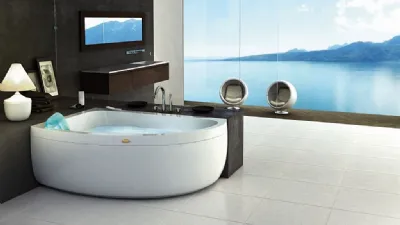 Vasca ad angolo jacuzzi corner