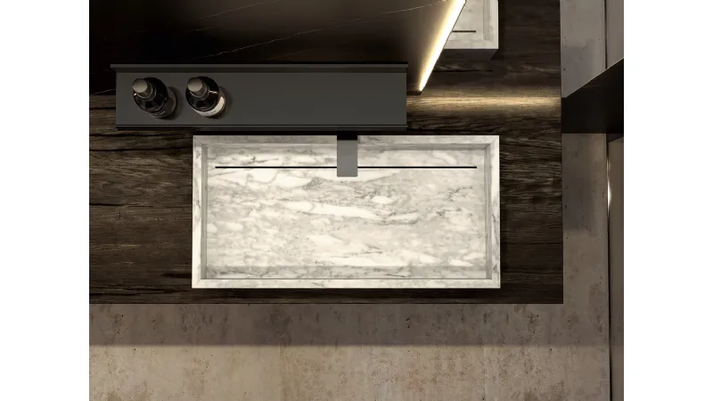 Pregio, eleganza, innovazione per le finiture dei mobili bagno design della linea Cubik