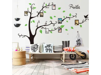 parete decorata con gli stickers