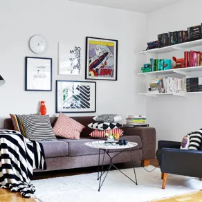 living in stile scandinavo