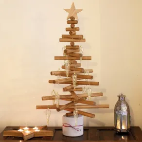 albero di Natale in legno