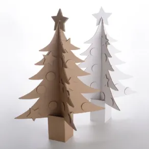 albero di Natale in cartone