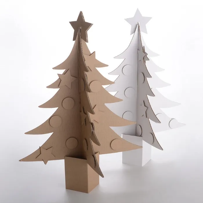 albero di Natale in cartone