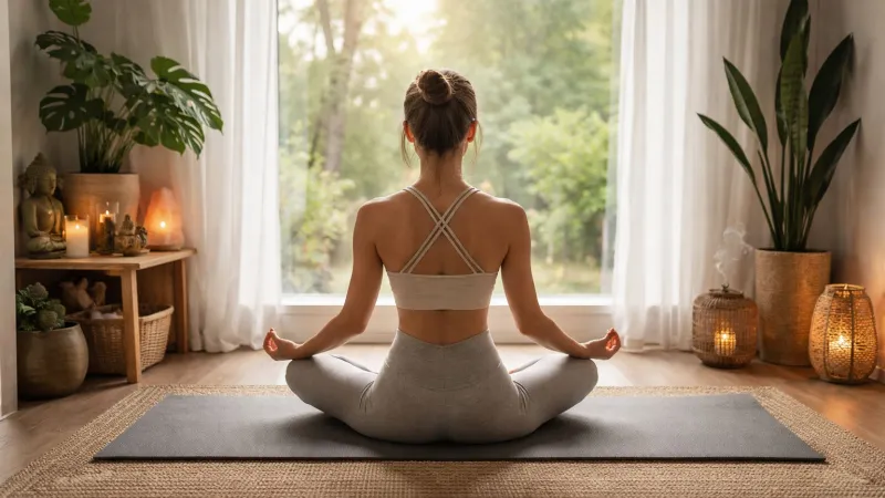 Idee per arredare uno spazio yoga in casa con semplici regole