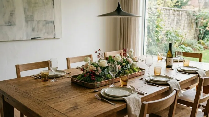 Centrotavola disposto in orizzontale