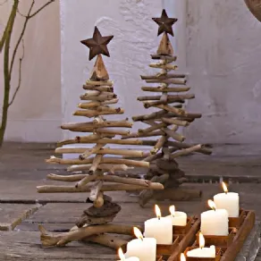albero di Natale in legno