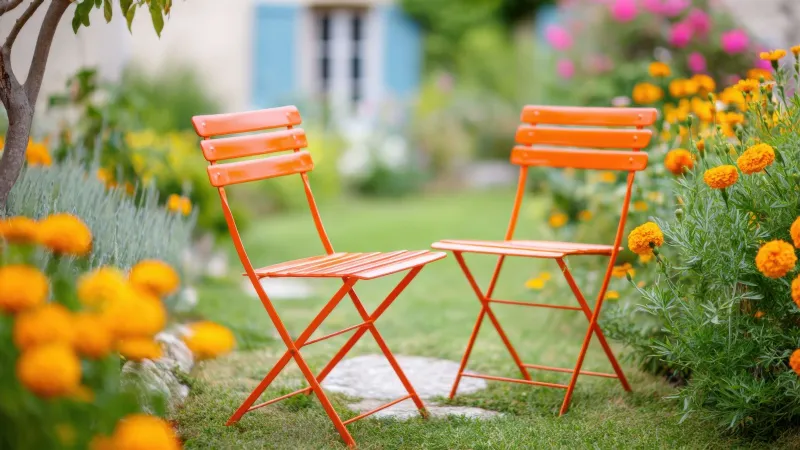 Sedie pieghevoli da giardino: quando non servono liberano da ogni ingombro