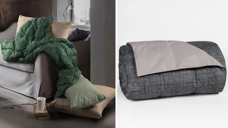 Plaid Soft Air Unito di Cinelli Piume e Piumini