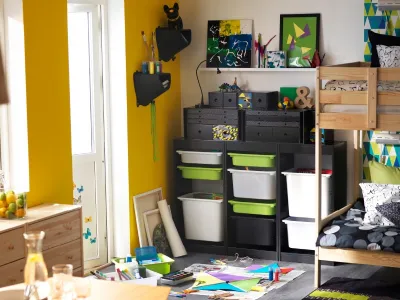 composizione con contenitori Trofast  © Ikea