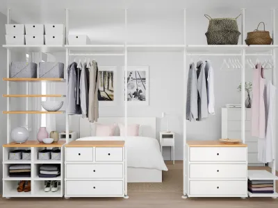 Cabina armadio Elvarli di Ikea