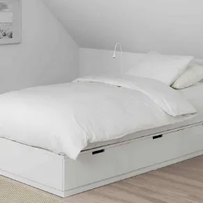 Letti singoli con contenitore Ikea 