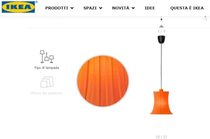 Planner Ikea illuminazione