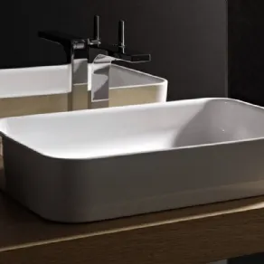 Lavabo in acciaio smaltato Betteart - Bette